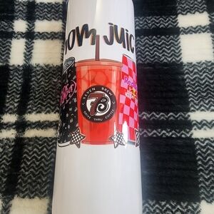 20 Oz Tumbler With Straw - Mom Juice Design (Dr Pepper, 7Brew & Redbull)